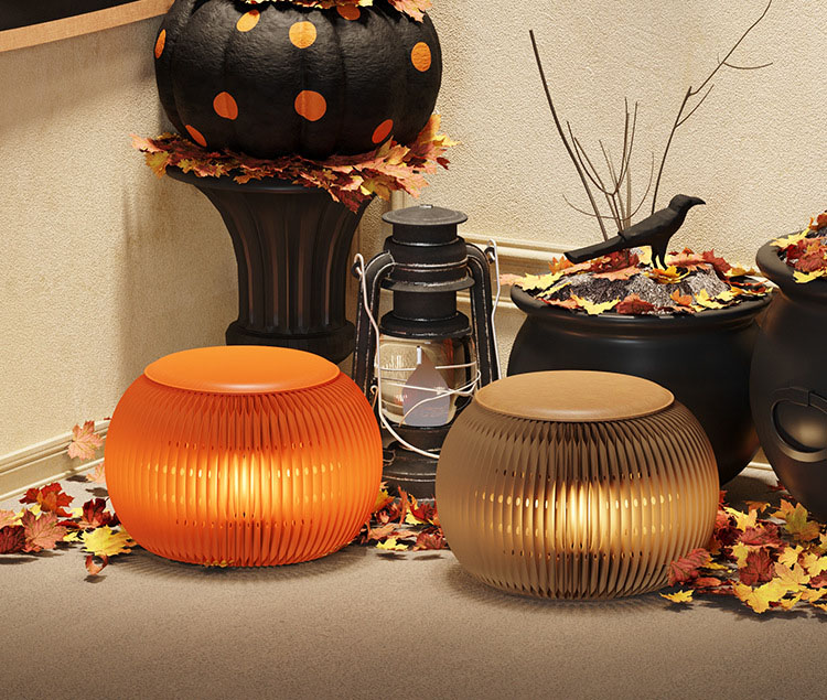 Jack-o'-lantern Paper Made Folding Stool ST04