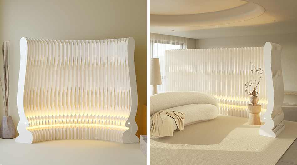 Long Ear Rabbit Paper Made Folding Screen SC01 